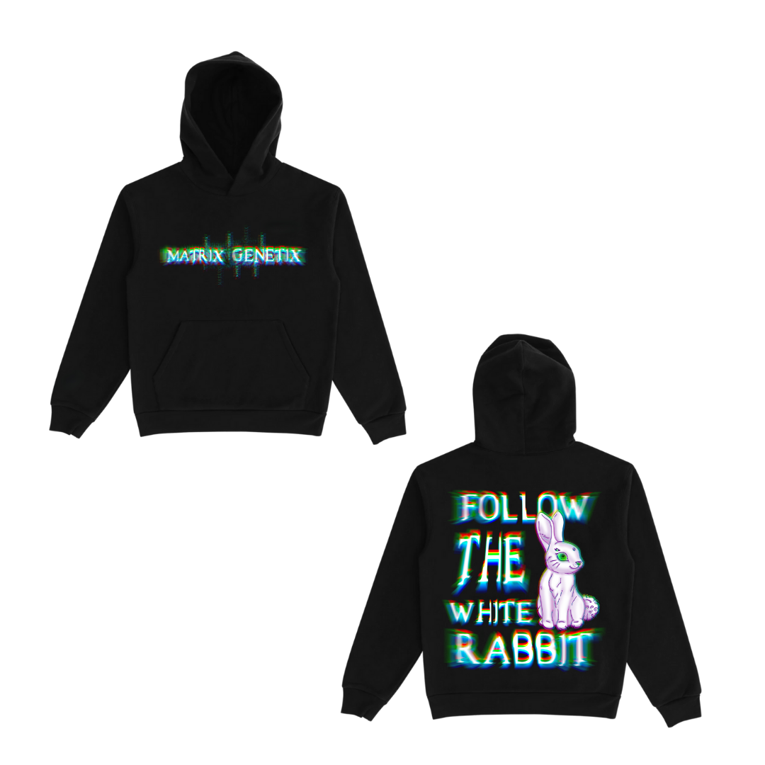 Follow The White Rabbit Trippy Hoodie