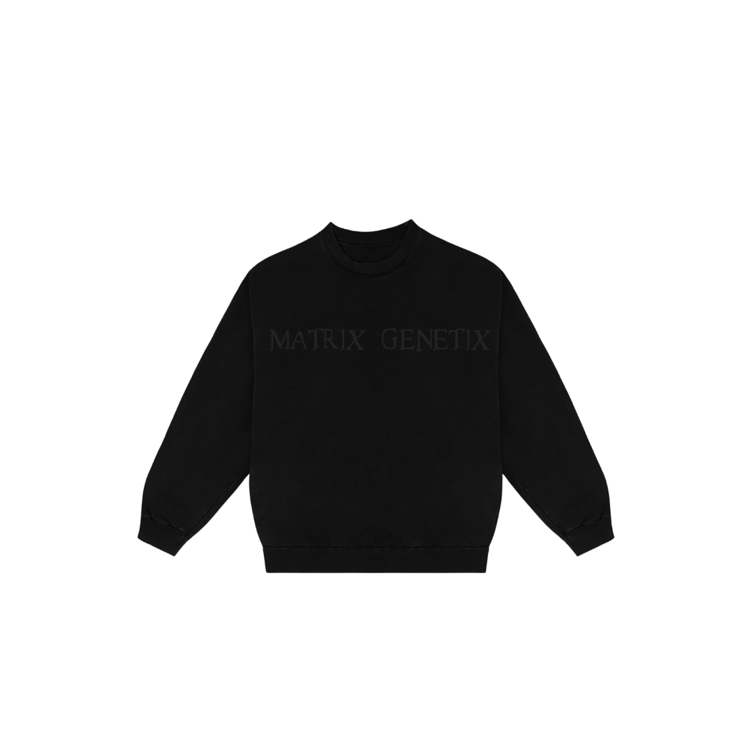 Black On Black Crewneck
